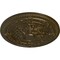 Ekena Millwork Vincent Ceiling Medallion (Fits Canopies up to 6"), Hand-Painted Brass, 26"OD x 3"P CM26VIBRS - alternate 2